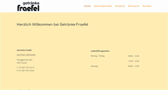 Desktop Screenshot of getraenke-fraefel.ch
